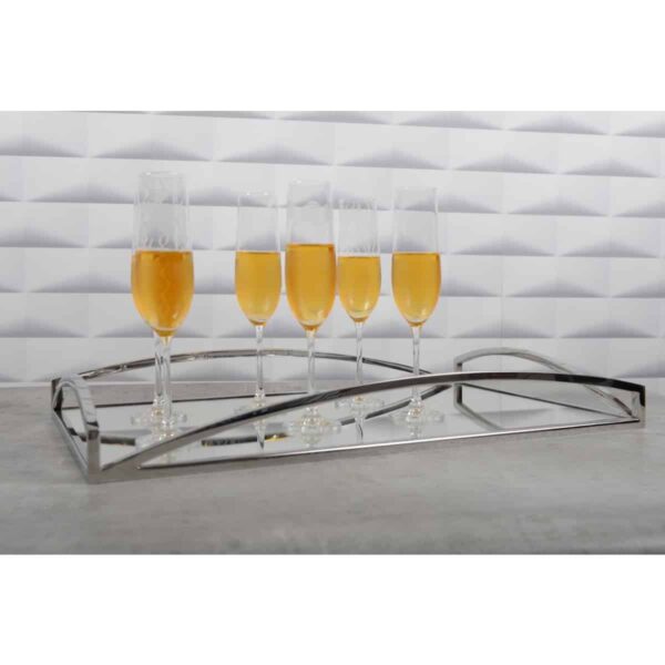 Champagne fluit tempo set van 6 - Afbeelding 2