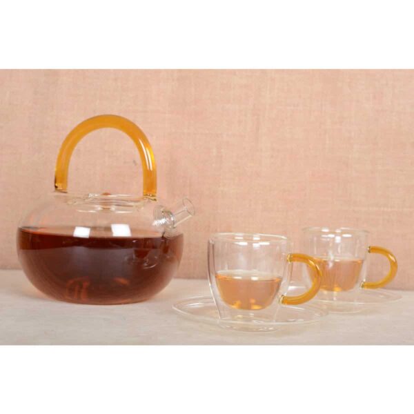 Theepot glas 800ml - Afbeelding 2