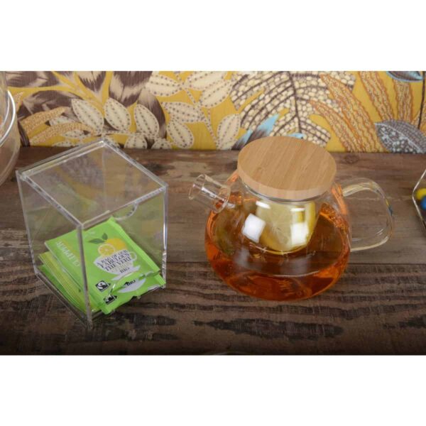 Theepot glas 1l - Afbeelding 2