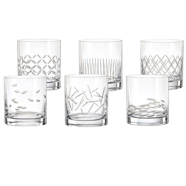 Whiskeyglas 280ml set van 6
