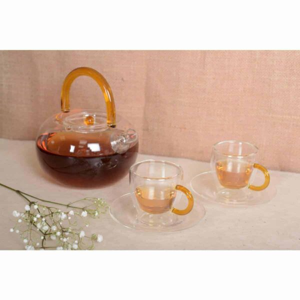 Theepot glas 800ml - Afbeelding 3