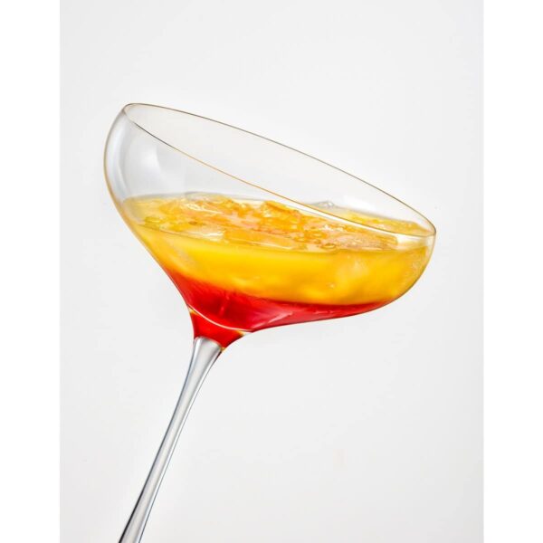 Champagne coupe effen set van 6 - Afbeelding 3