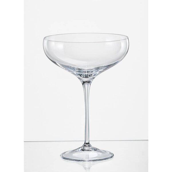 Champagne coupe effen set van 6