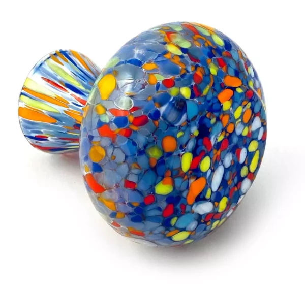 Mazzega Art & Design Murano vaas classic blauw 9cm - Afbeelding 3