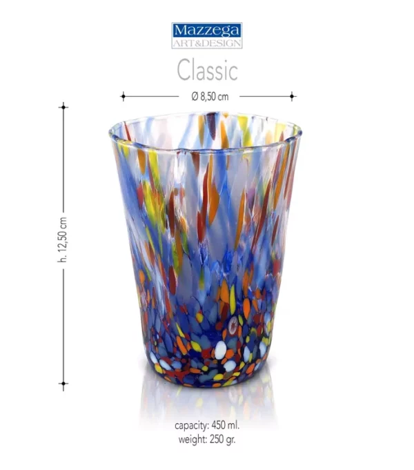 Mazzega Art en Design Murano drinkglazen gift box - Afbeelding 4