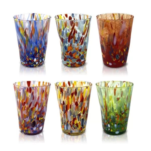Mazzega Art en Design Murano drinkglazen gift box - Afbeelding 3