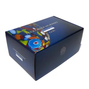 Mazzega Art en Design Murano waterglazen bicolor gift box