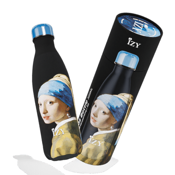 IZY Bottles thermosfles Meisje met de Parel Vermeer 500ml