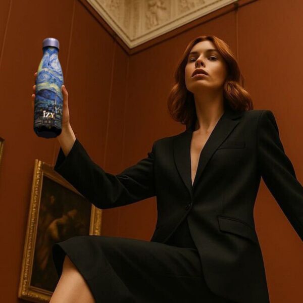 IZY Bottles thermosfles Starry Night Van Gogh 500ml - Afbeelding 3