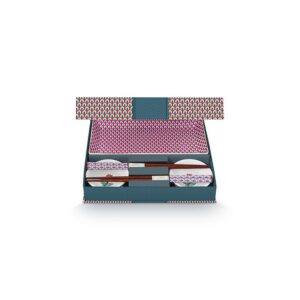 Pip Studio Oriental flower festival Sushi set blauw