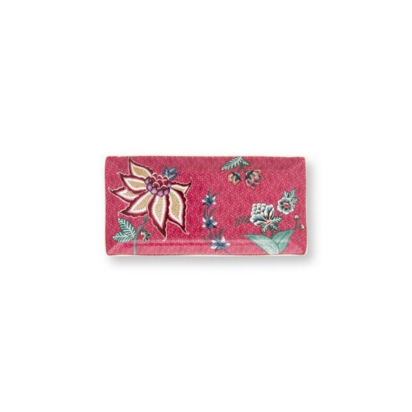 Pip Studio Oriental flower festival Sushi set donkerroze - Afbeelding 4