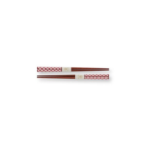 Pip Studio Oriental flower festival Sushi set donkerroze - Afbeelding 9