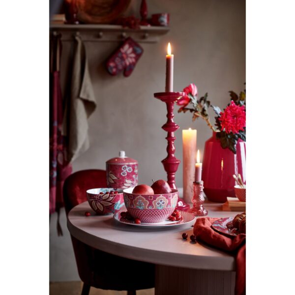 Pip Studio Flower festival voorraadpot donkerroze - Afbeelding 4