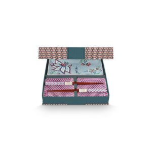 Pip Studio Oriental flower festival giftset square blue