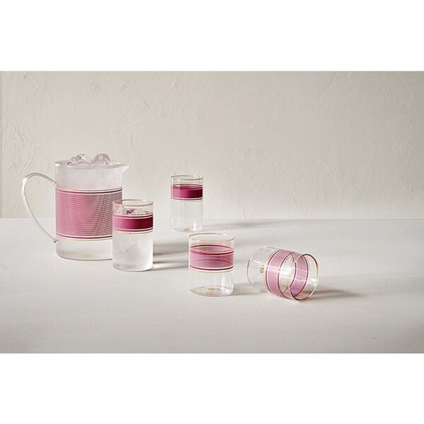 Pip Studio Chique karaf roze 1600ml - Afbeelding 4