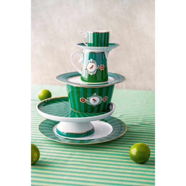 Pip Studio Love Birds groen taartplateau klein - Afbeelding 6
