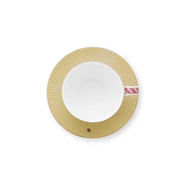 Pip Studio La Majorelle geel set 2 cappuccino kop en schotel 280ml - Afbeelding 5