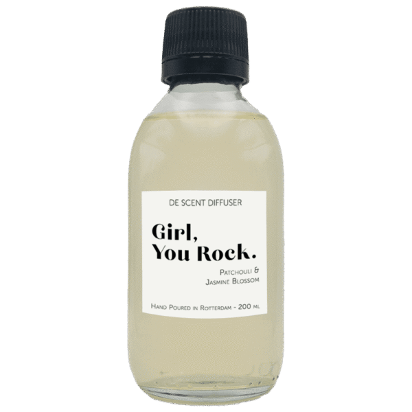 De Scent navulling geurstokjes Girl You Rock 200ml