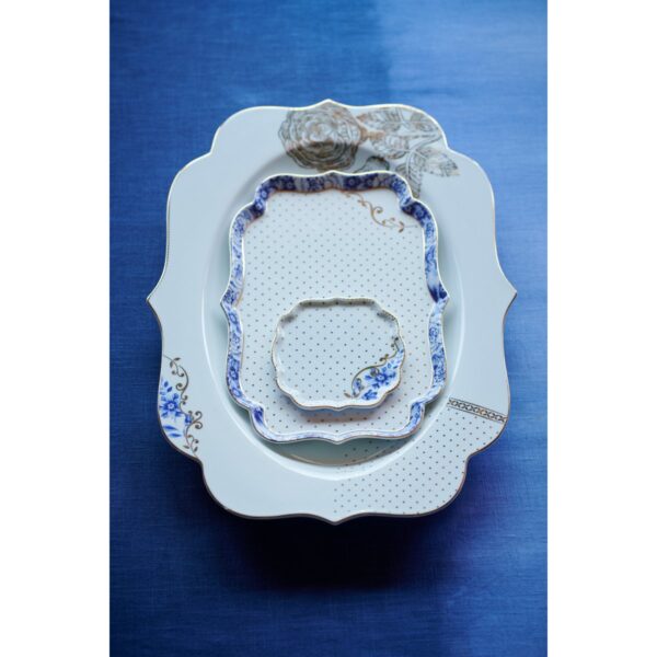 Pip Studio Royal White serveerschaal 40cm - Afbeelding 3