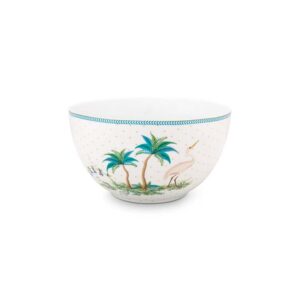 Pip Studio Jolie stippen goud blauw schaal 18cm