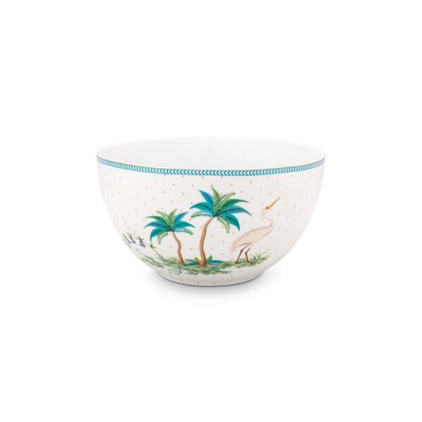 Pip Studio Jolie stippen goud blauw schaal 18cm