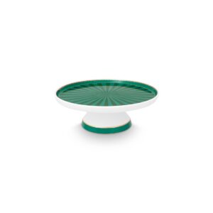Pip Studio Love Birds groen taartplateau klein