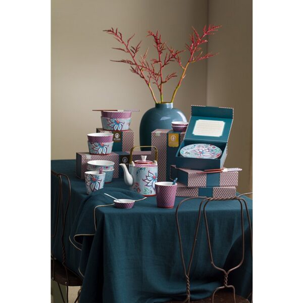 Pip Studio Oriental flower festival giftset mokken blauw - Afbeelding 11