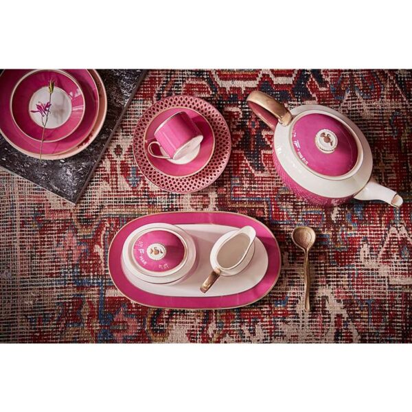 Pip Studio Chique roze serveerschaal 28cm - Afbeelding 5