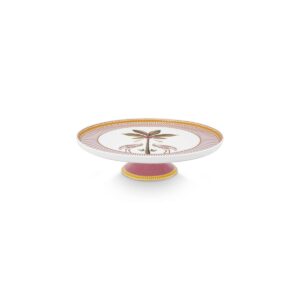 Pip Studio La Majorelle roze taartplateau klein