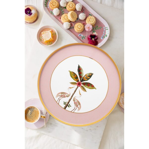 Pip Studio La Majorelle roze taartplateau klein - Afbeelding 3