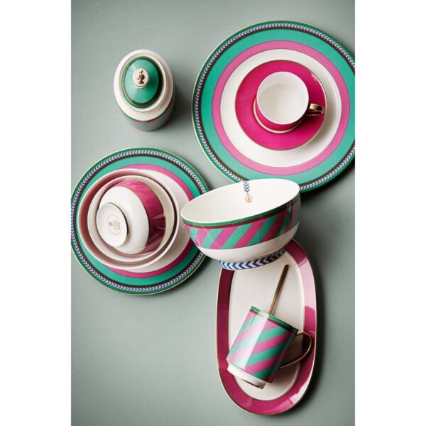 Pip Studio Chique roze serveerschaal 28cm - Afbeelding 4