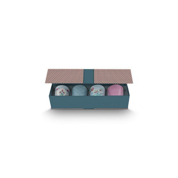 Pip Studio Oriental flower festival giftset mokken blauw