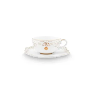 Pip Studio Royal Winter White kop en schotel