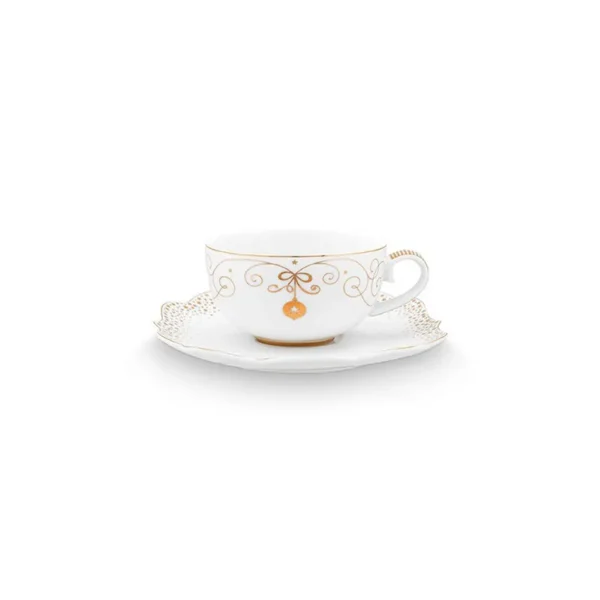 Pip Studio Royal Winter White kop en schotel