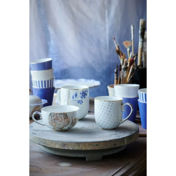 Pip Studio Royal White grote mok - Afbeelding 4
