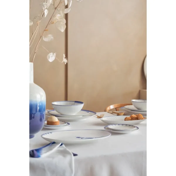 Pip Studio Pip & The Blue Bird White schaal ovaal 30cm - Afbeelding 3