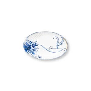Pip Studio Pip & The Blue Bird White schaal ovaal 25cm