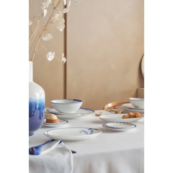 Pip Studio Pip & The Blue Bird White schaal ovaal 25cm - Afbeelding 3