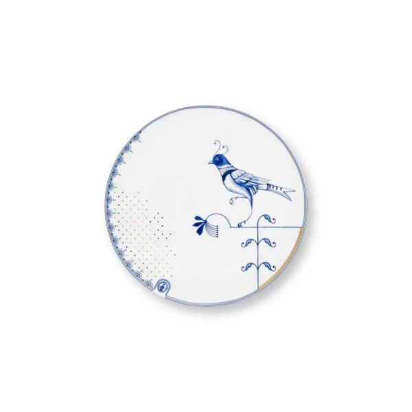 Pip Studio Pip & The Blue Bird White bord 25cm
