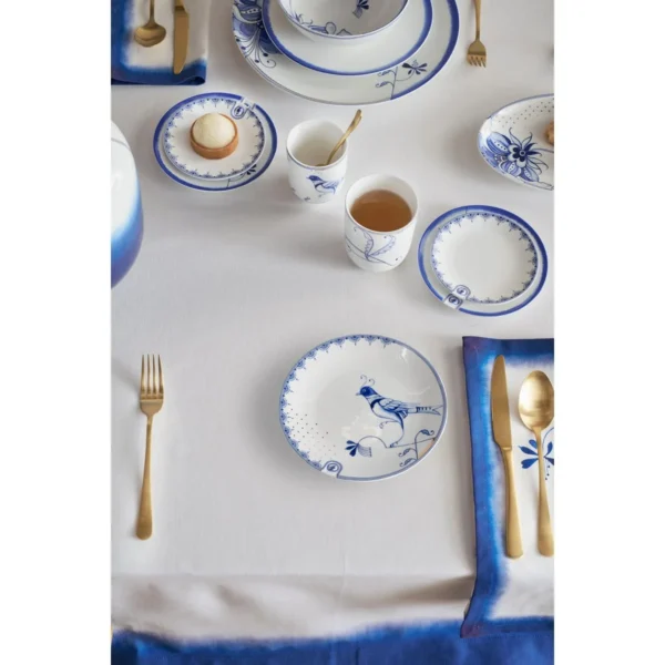 Pip Studio Pip & The Blue Bird White bord 18cm - Afbeelding 4