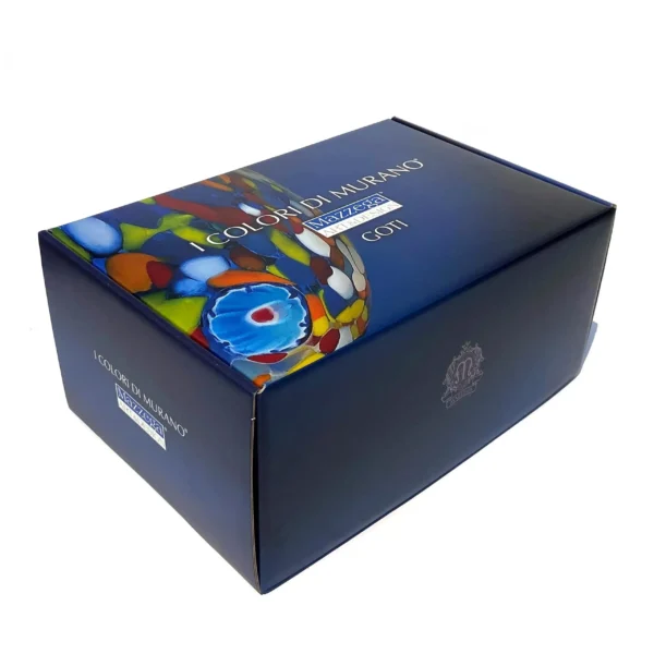 Mazzega Art & Design Murano waterglazen bicolor - Afbeelding 11