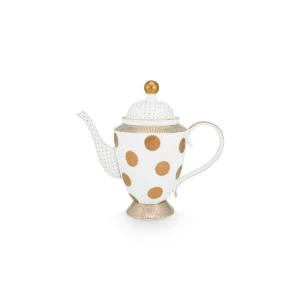 Pip Studio Dot Delight Large theepot goud 1250ml
