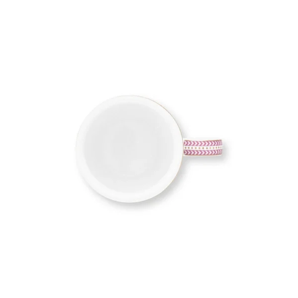 Pip Studio Jolie stippen goud grote mok roze - Afbeelding 3