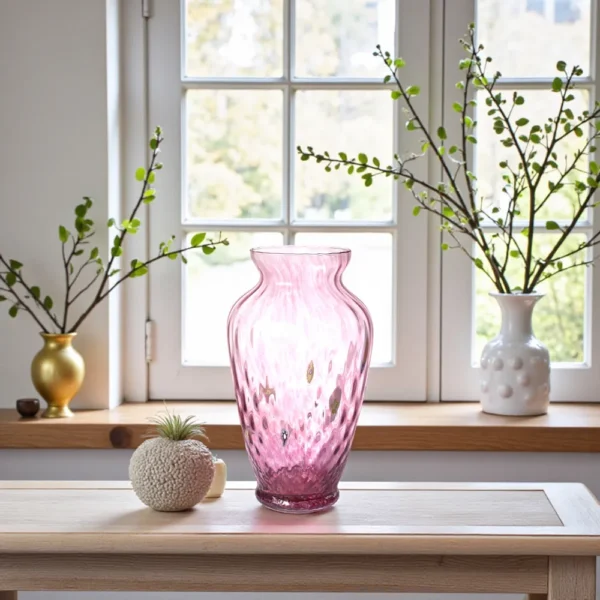 Mazzega Art & Design Murano vaas Balloton amethist 30cm - Afbeelding 2